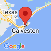 Map of Galveston, TX